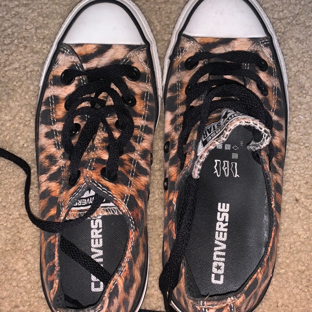cheetah print converse